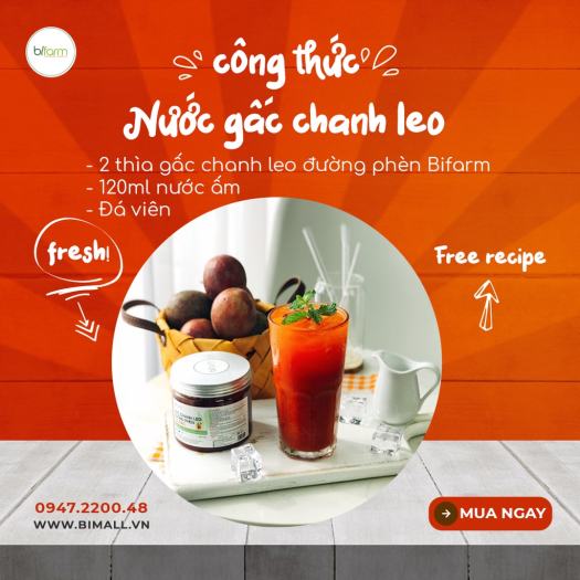GẤC CHANH LEO ĐƯỜNG PHÈN CÔ ĐẶC