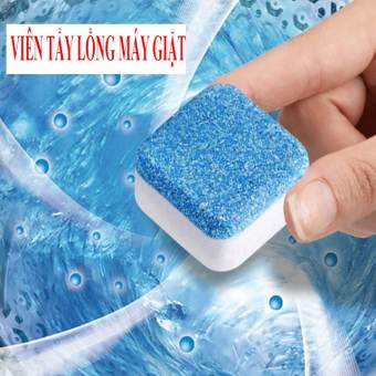 Hộp 12 Viên Tẩy Vệ Sinh Lồng Máy Giặt Khử Mùi, Tẩy Chất Cặn Hiệu Quả - Vạn Lộc 68