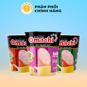 Combo 3 Ly Mì Khoai Tây Omachi Có Cây Thịt Thật 113g