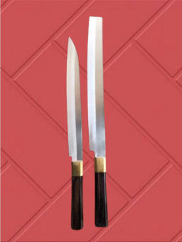 Dao CS102 ,Dao sashimi thái lát cá hồi-bánh mì