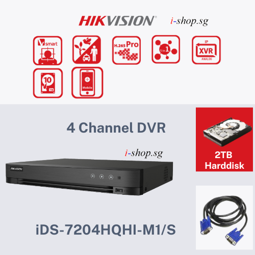 hikvision dvr 4 channel 4mp