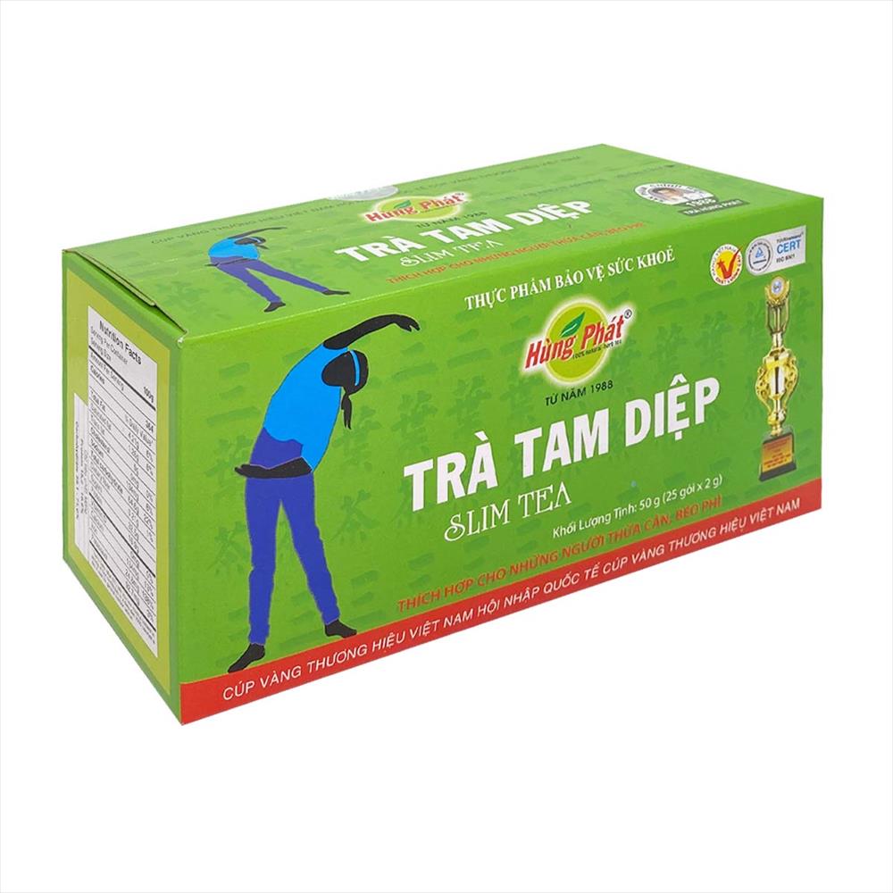 Trà tam diệp hộp 25 gói chính hãng
