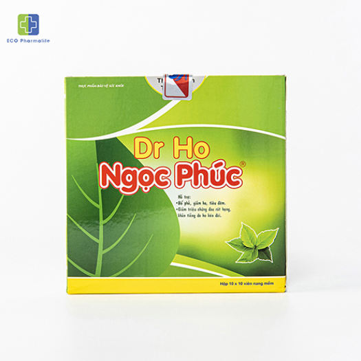 Dr ho Ngọc Phúc - Lọ 600gr - Giúp bổ phế, giảm ho, tiêu đờm. Hỗ trợ giảm triệu chứng đau rát họng, khản tiếng do ho kéo dài - Ecopharmalife