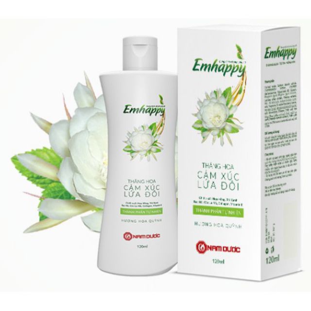 Dung dịch vệ sinh Emhappy hương hoa quỳnh lọ 120ml