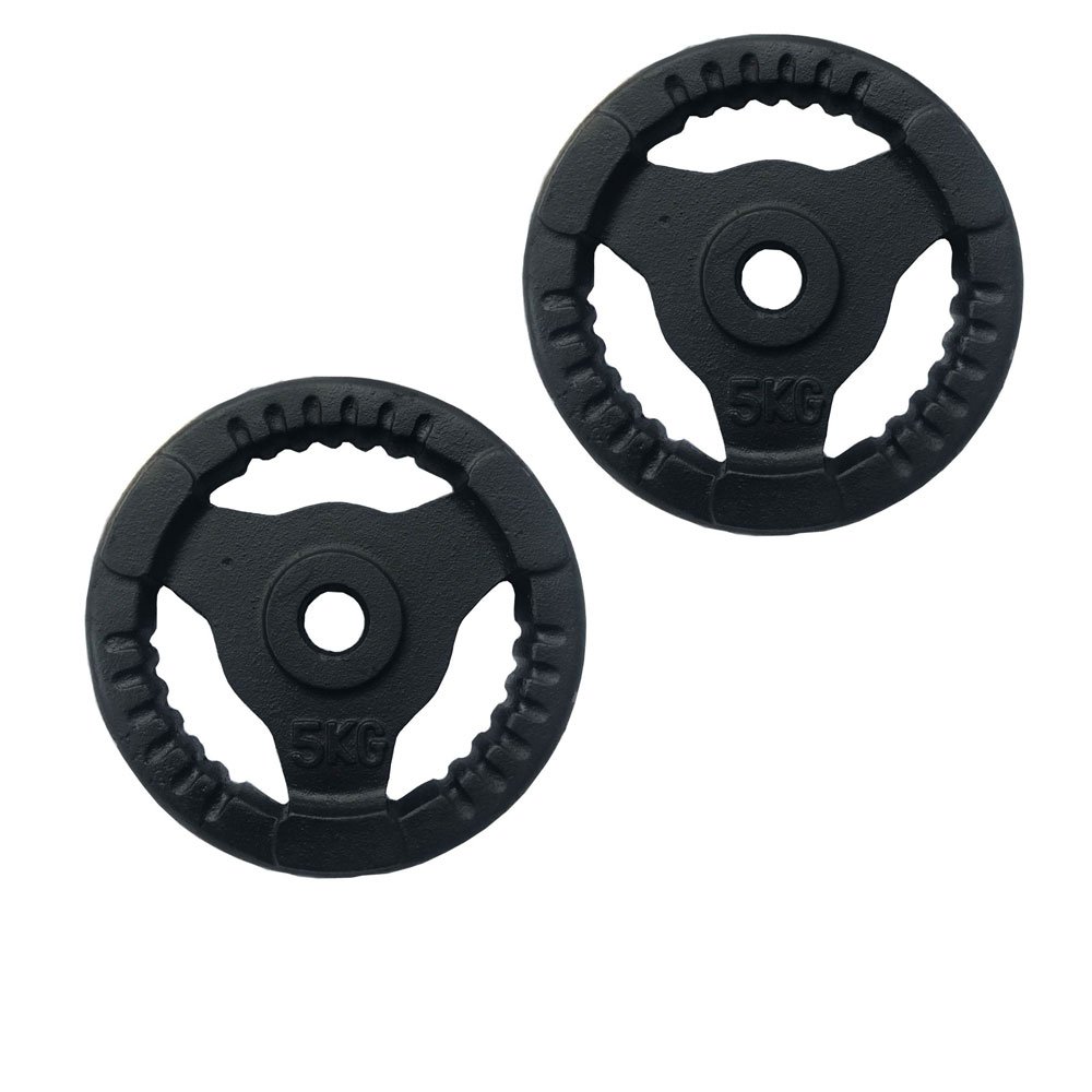Bộ 2 bánh tạ gang tạ miếng gang 3 lỗ Reefit 3kg (gồm 2 miếng)