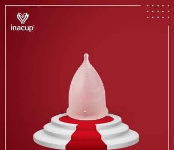 Cốc nguyệt san inacup size B 100% silicone đạt chuẩn y tế Hoa Kỳ