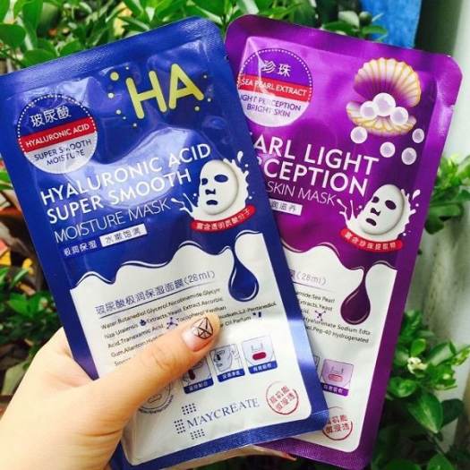 Hộp 20 miếng Mặt nạ HA Tím mask HA nội địa Trung