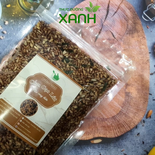 250Gr Gạo Lứt Sấy Rong Biển, Cốm Gạo Lứt / Gạo Lứt Rang - Thực Dưỡng Xanh