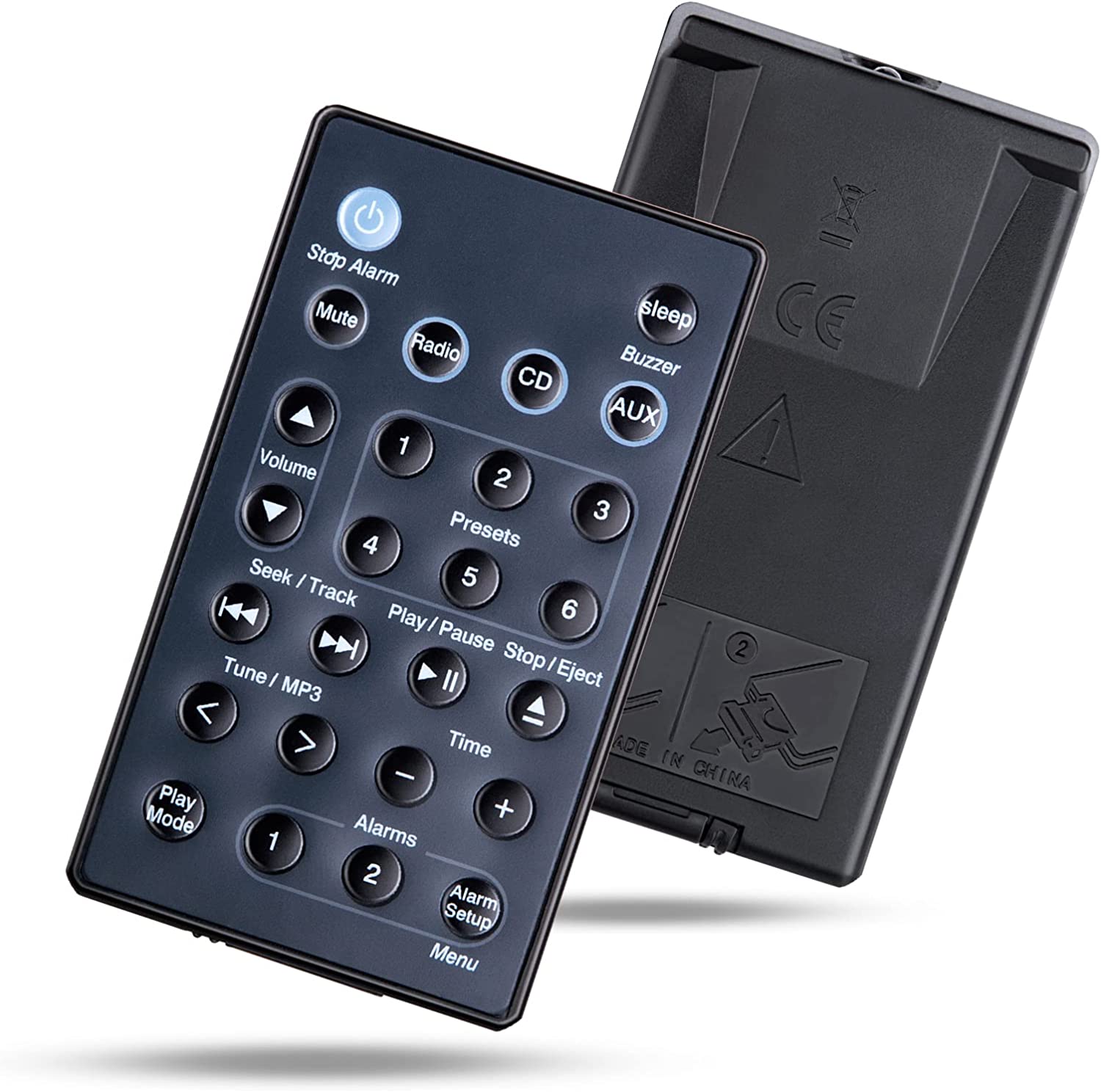 Replacement Remote Control For Bose Wave Radio II (Models: AWR1B1, AWR1B2, AWRCC4, AWRCC5, AWRCC6)