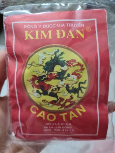 CAO TAN KIM ĐAN - CAO DÁN CẢI THIÊN TÌNH TRẠNG MỤN NHỌT, QUAI BỊ SUNG ĐAU