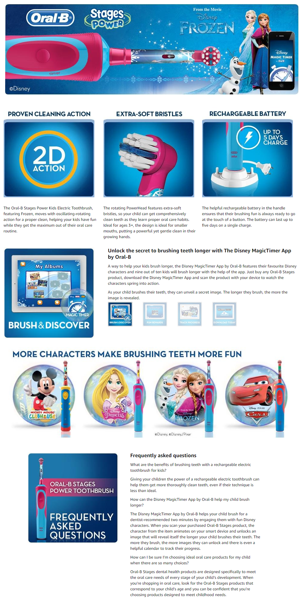 oral b stages frozen toothbrush