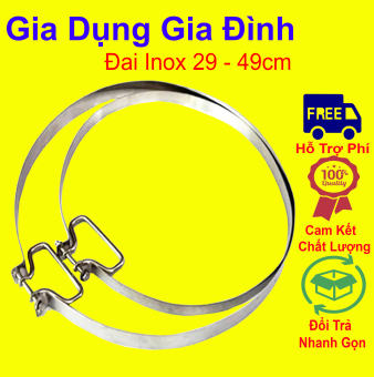 Đai inox siết chặt chống nứt thớt nghiến tay cầm thớt không rỉ siêu bền