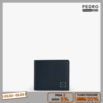 PEDRO - Ví nam dạng gập Textured Leather PM4-15940215-10