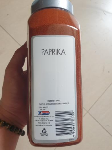 Bột Ớt Cựa Gà Paprika Mccormick 510g