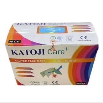 Khẩu Trang Y Tế Kháng Khuẩn Katoji 4 lớp (hộp 50 cái)