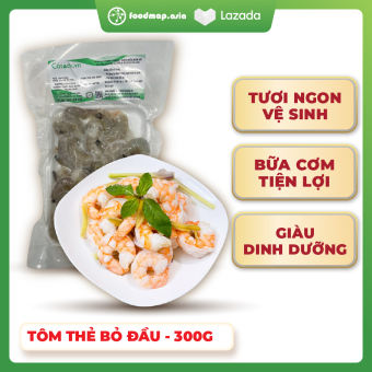 Tôm Thẻ Bỏ Đầu - CKFoods - Khay 300g