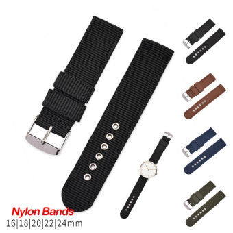 16 Mét 18 Mét 20 Mét 22 Mét 24 Mét Dây Đeo Đồng Hồ Bằng Ni Lông Vải Thoáng Khí Watchband Belt Vải Nylon Vòng Đeo Đồng Hồ Dây Đeo Vòng Đeo Tay