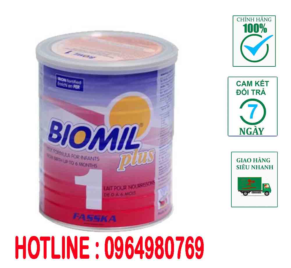 Sữa Biomil Plus 1 400g trẻ từ 0-6 tháng