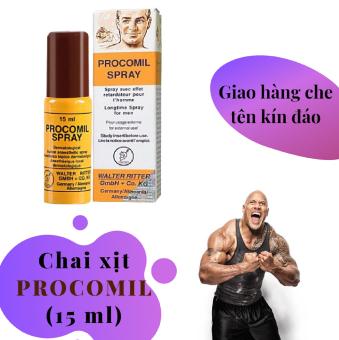 Chai xịt PROCOMIL Đức cao cấp tăng cường sinh lý nam mạnh mẽ (chai 15 ml) - hàng chính hãng