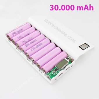 Box sạc dự phòng 8 cell LCD chưa kèm pin