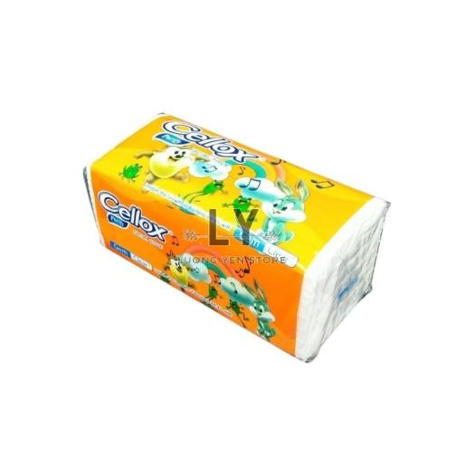 Khăn giấy rút lụa cao cấp Cellox 260 tờ 2 lớp 20*19cm hàng Thái Lan