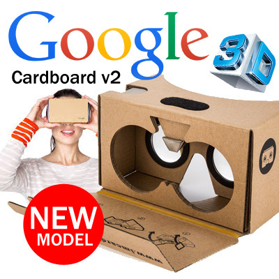 Google Cardboard Version Version Jumbo 3D VR Fold With Head