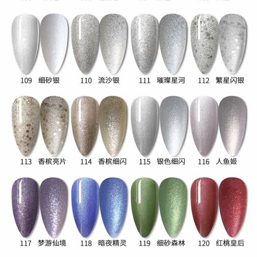 (Bảng Cơ bản - Nâu) Gel sơn móng tay GUIBOFU 7.3ml 120 màu