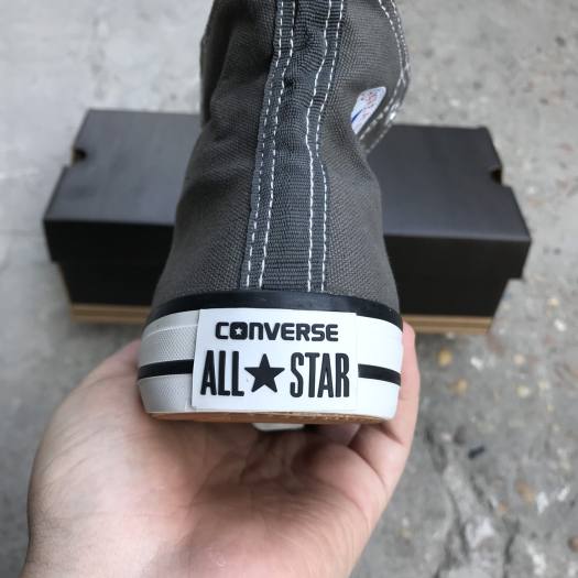 Giày Converse Classic Màu Xám Ghi Cao Cổ (Thanh Lý)