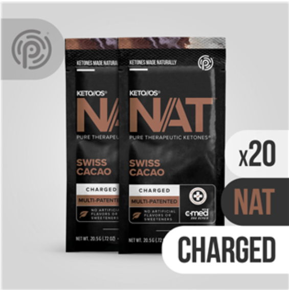 Pruvit Keto OS NAT Ketones Strawberry Peach Charged - 10 Pack, Free Shipping