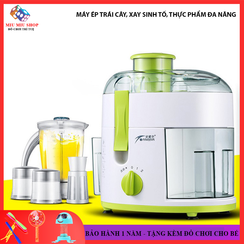 [Tặng Thêm Quà] Máy ép trái cây hoa quả, máy xay sinh tố thực phẩm đa năng, bộ sản phẩm 2 trong 1, sử dụng tiện lợi, bảo hành 1 năm, lỗi đổi mới trong 7 ngày đầu nhận hàng
