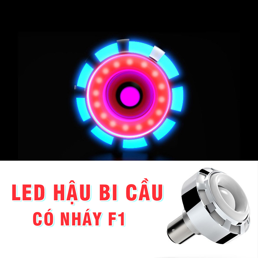 Đèn led hậu bi cầu nháy lập lòe có chớp stop f1