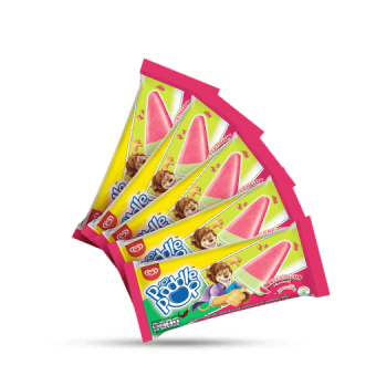 combo 10 cây Kem Walls Paddle Pop Dưa hấu với hình dáng miếng dưa hấu độc đáo làm từ nước ép dưa hấu ngon mát.