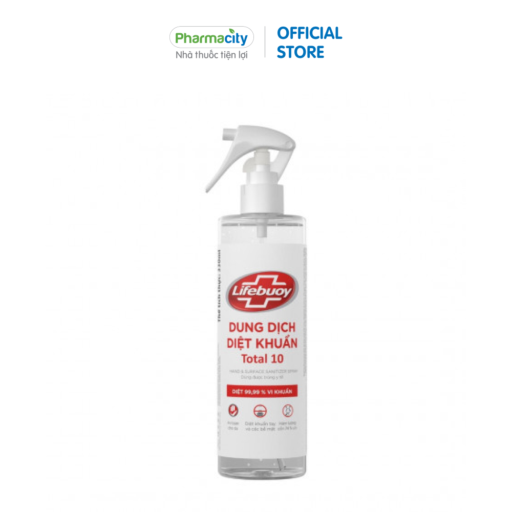 Dung dịch diệt khuẩn tay Lifebuoy (Chai 330ml)