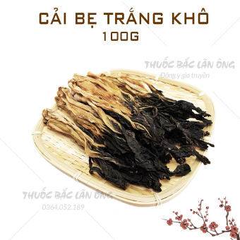 Củ cải bẹ trắng khô 100g (Hầm canh, xào, muối dưa)