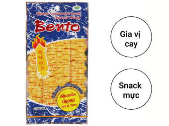 Snack mực tẩm gia vị cay Bento