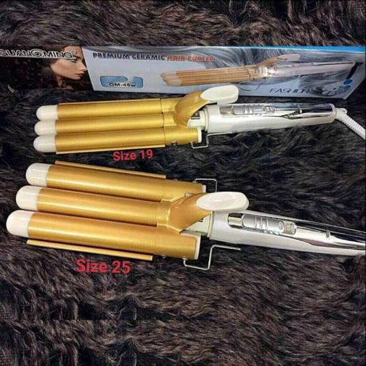 Máy ép tóc, MÁY BẤM TÓC GỢN SÓNG , máy làm xoăn sóng Máy uốn tóc 3 trục ,máy tạo kiểu uốn xoăn sóng nước, máy tạo kiểu uốn xoăn sóng nước,máy làm xoăn sóng 3 TRỤC phong cách hàn quốc