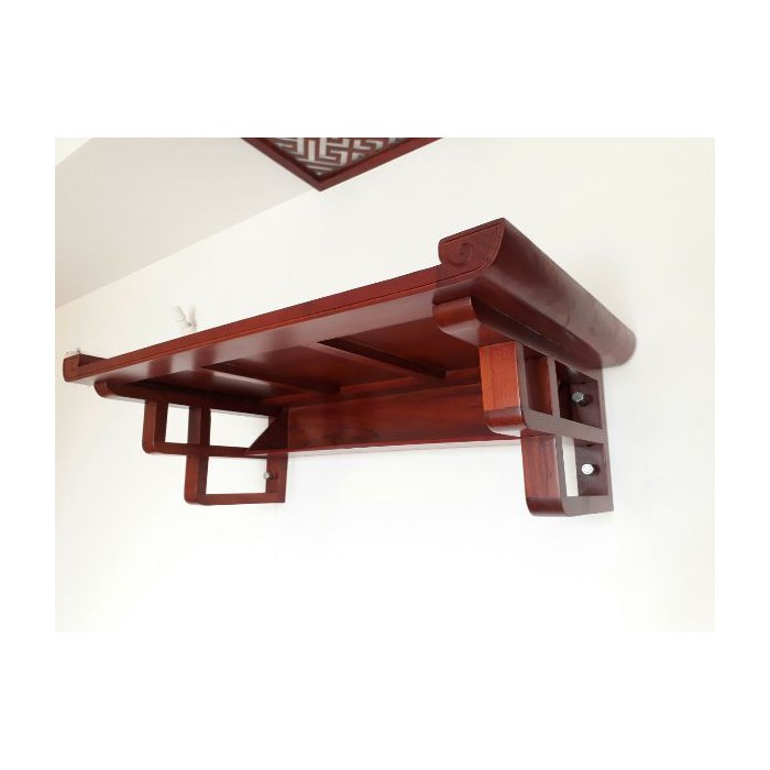 [Freeship 50k cho đơn từ 300k] Bàn Thờ Treo Tường Gỗ Gõ Tự Nhiên - Trang Trí Nhà Cửa Tinh Tế - Mỹ Nghệ gỗ Bích Ngọc