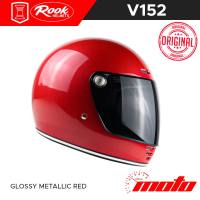 Rook V152 V2 Plain Colors Single Visor Helmet with Free clear lens