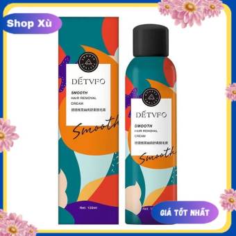 [Mẩu Mới] Xịt Tẩy Lông DETVFO Không Đau Lành Tính Dịu Nhẹ 150ml, Se Khít Chân lông