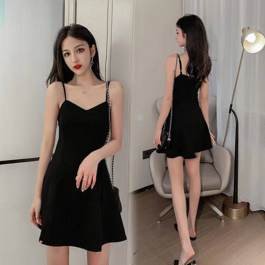 Đầm đen nữ tay voan size L - ANN.COM.VN