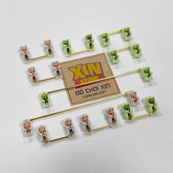 Bộ Stab bàn phím cơ Plate Mount Panda/Matcha bằng Thép