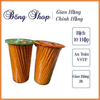 Combo 10 Cốc Tăm Quẩy Cay Giòn