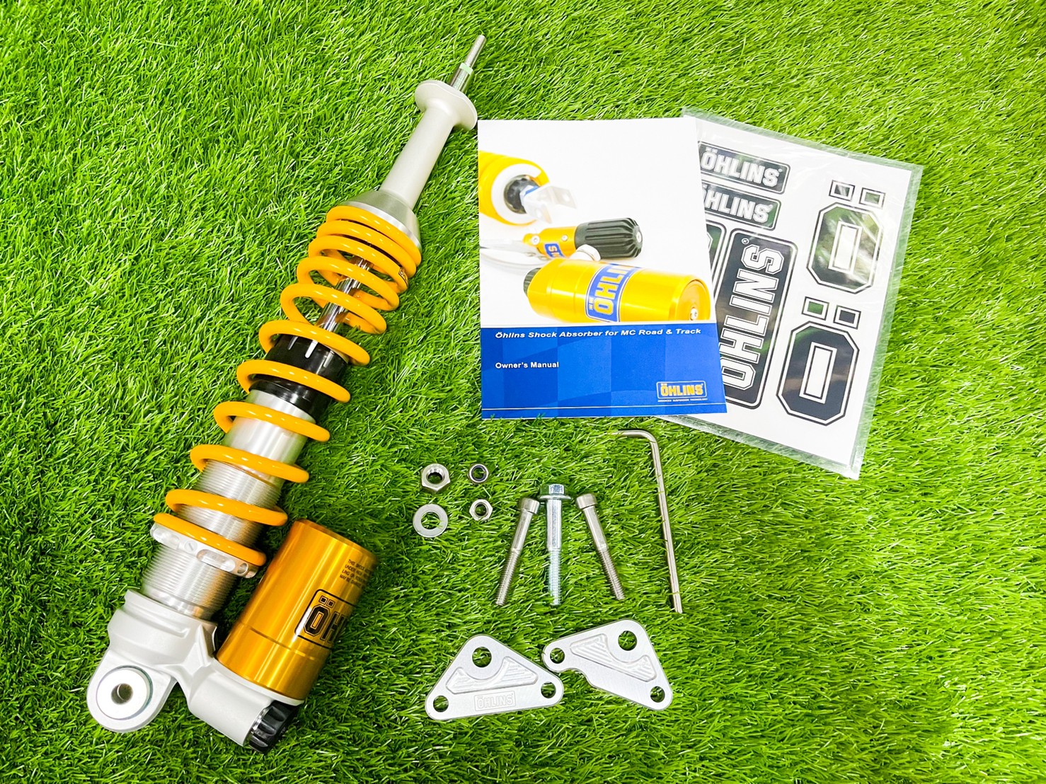 Rear Shock Absorber (Ohlins) Vespa Sprint 150 Abs (Pi 802) **The Product Is Genuine and Comes with a Warranty. ราคา 14,500 บาท*ส่งฟรี