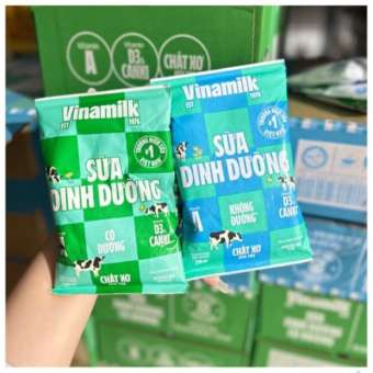 5 Bịch Sữa Bò Vinamilk Có Đường Bịch 220ml