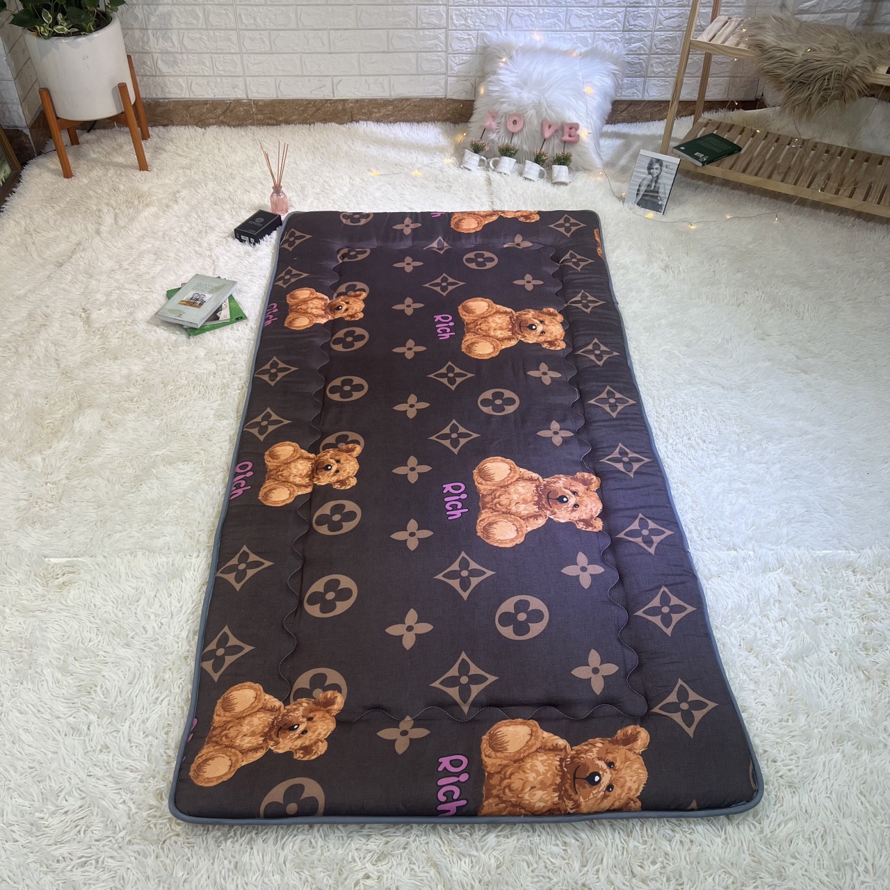 Nệm văn phòng- đệm ngủ văn phòng 80x200cm dày 3cm