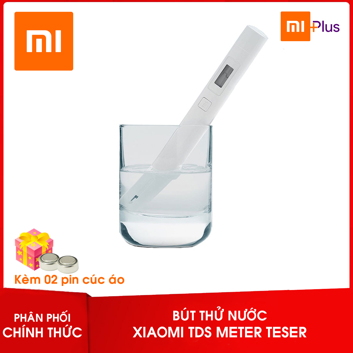 Bút thử nước sạch Xiaomi TDS Meter Tester - đo độ tinh khiết của nước