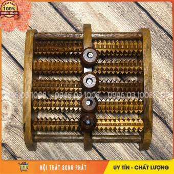 Bàn lăn mát xa chân gỗ (H1)- bàn lăn chân, dụng cụ massage bấm huyệt hiệu quả