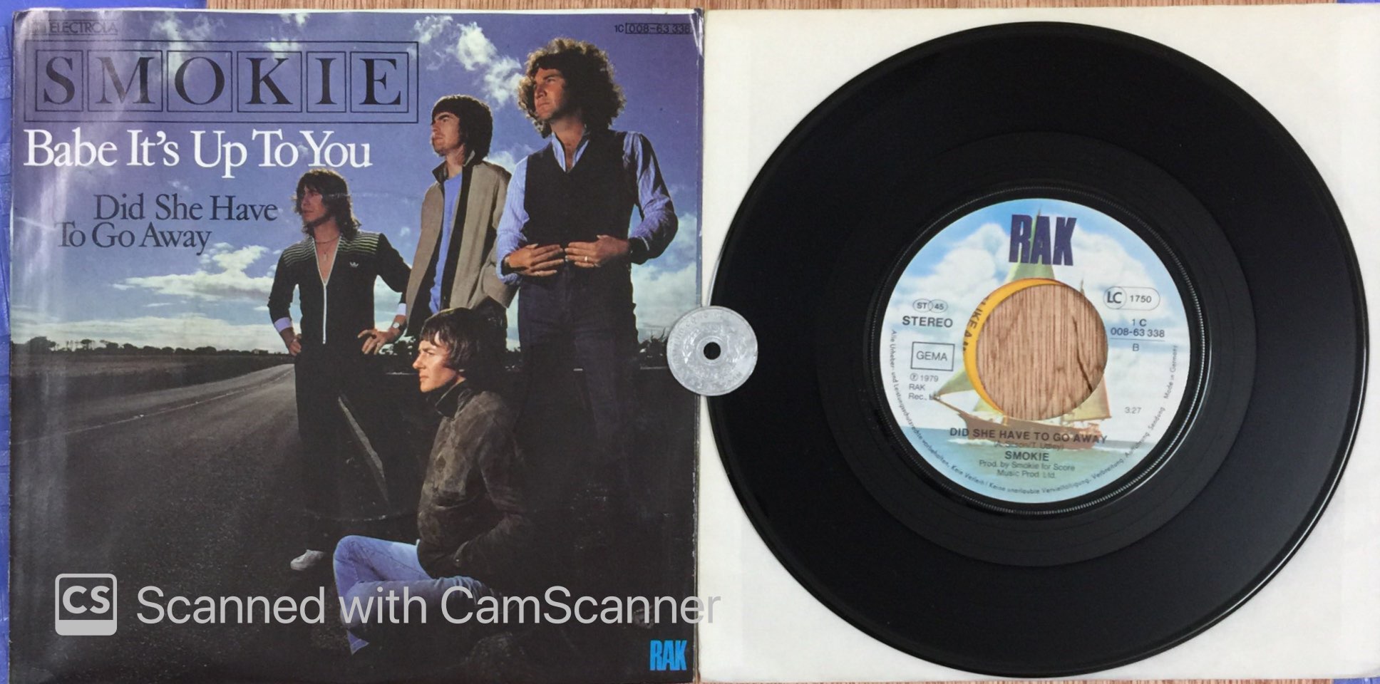 stereomate - Đĩa than - Single Vinyl - 7 inch 45RPM: Smokie - Babe It's Up To You