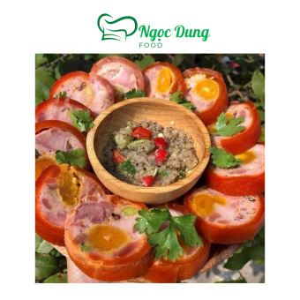 Jambon trứng muối. Chả da cam đòn 500g