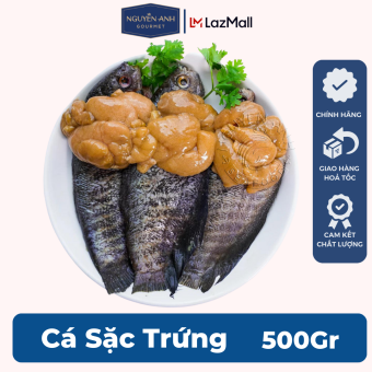Cá Sặc Trứng Một Nắng Nguyên Anh đặc sản Phú Quốc hải sản tươi sống như cá, tôm tươi, mực tươi loại 500gr Hải Sản Nguyên Anh.